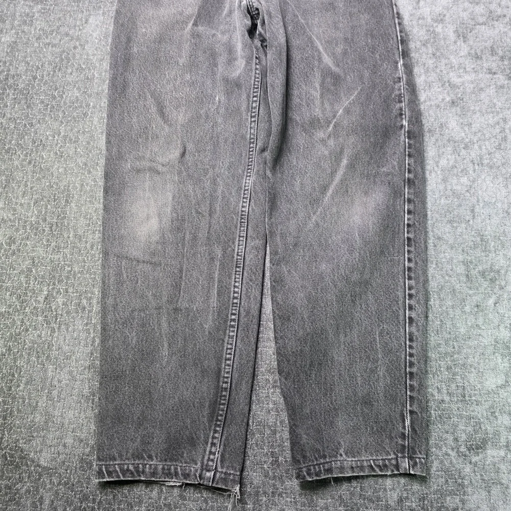 Vtg Levis 550 Jeans Mens 34x32 Fit 32x29 Black Orange Tab Relaxed 90s Denim USA